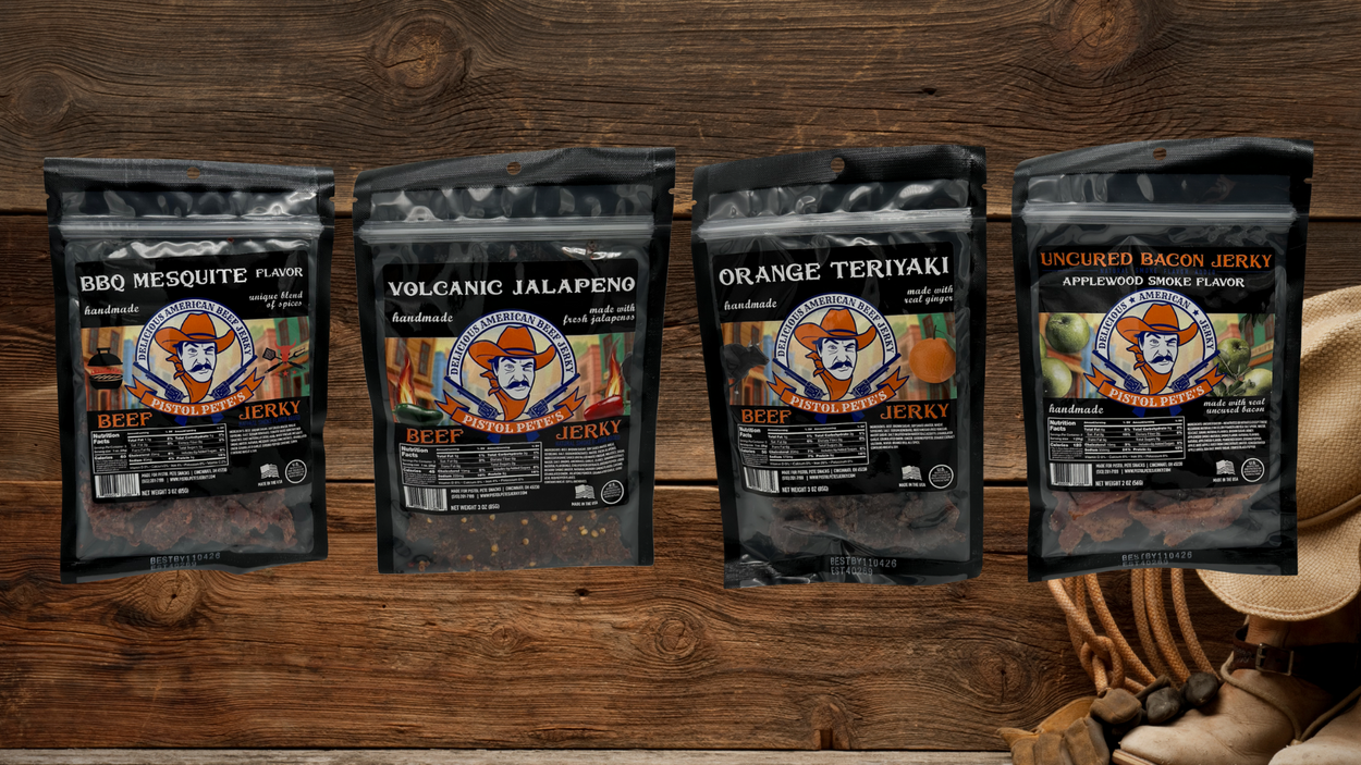 Pistol Pete&#39;s Delicious American Beef Jerky