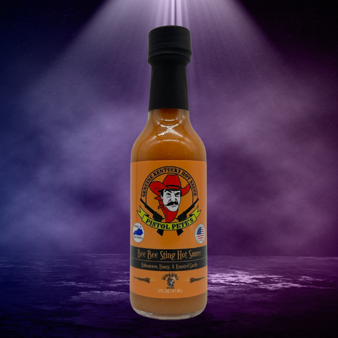 Bee Bee Sting Hot Sauce - Habanero, Honey, & Garlic