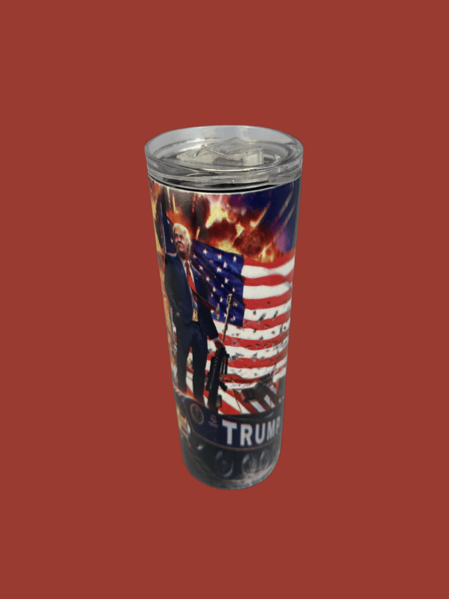 American flag trump 16oz tumbler cup