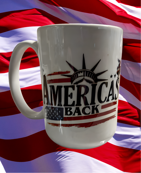 America's Back x Santilli Report 15 oz Mug