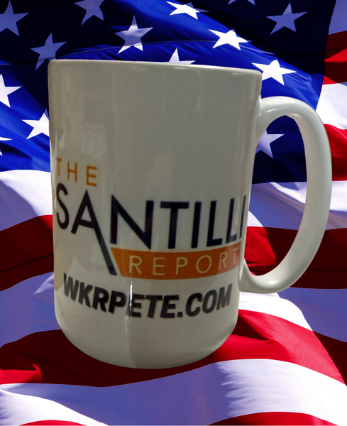 America's Back x Santilli Report 15 oz Mug